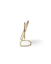 Stolné zrkadlo Nimbus, polished brass