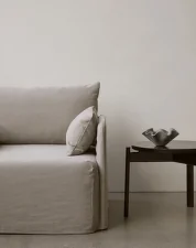 Konferenčný stolík Passage Ø50, dark lacquered oak