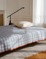 Prikrývka Mega Dot 235x245, light blue