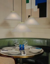 Závesná lampa Aline 40, chamomile