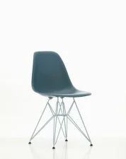 Stolička Eames DSR RE, sea blue / sky blue