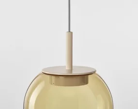 Závesné svietidlo Orbis 300 PC1290, amber / ochre matte