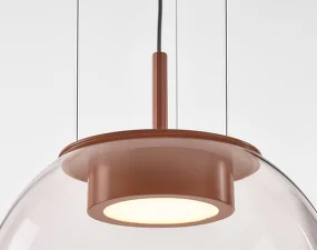 Závesné svietidlo Orbis 500 PC1291, light pink / pink matte