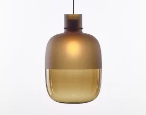 Závesné svietidlo Awa Large PC1130, smoke brown / copper