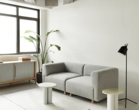 Stolík Dit, sand white carrara
