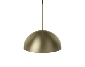 Závesná lampa Aluna Ø60, matt brass