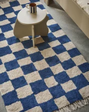 Koberec Mara Washable, deep blue/warm sand