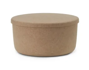 Pouf Hide Storage Large, sand