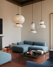 Stolík Sett LN13, dark chrome  / smoked cast glass
