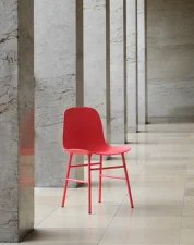 Stolička Form, bright red/bright red