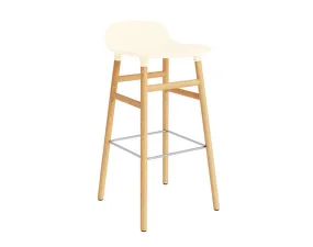 Barová stolička Form 75 cm, cream/oak