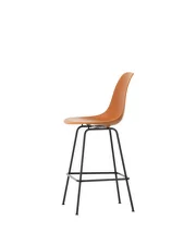 Barová stolička Eames Plastic Low, rusty orange
