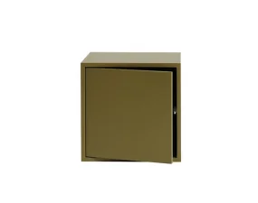 Policový diel Stacked (w. door) Medium, brown green