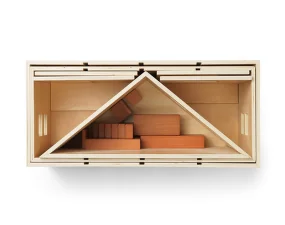 Domček pre bábiky Toro Stackable House, natural