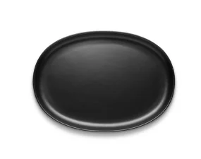 Oválny tanier Nordic Kitchen Oval Plate 26 cm 4ks, black