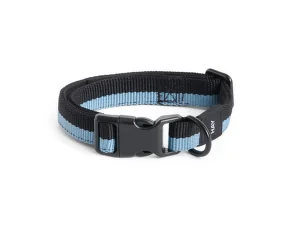 Obojok pre psa Dogs Collar Flat S/M, blue/black