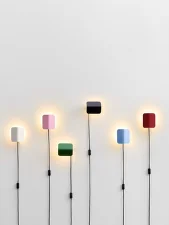 Nástenná lampa Apex, pastel blue