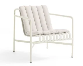 Textilný podsedák Palissade Lounge Chair Low Soft Quilted Cushion, cream white
