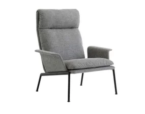 Kreslo Muno LN17 High Back w. Arms, Hallingdal 126/black