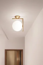 Nástenné/stropné svietidlo IC C/W1, brass