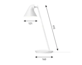 Stolná lampa NJP Mini, black