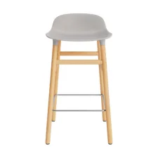Barová stolička Form 65 cm, warm grey/oak