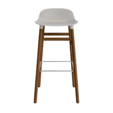 Barová stolička Form 75 cm, warm grey/walnut