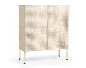 Skrinka Perforated Cabinet Floor Medium, eggshell