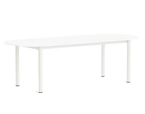 Stôl Annex Oblong 240x95, cream white/white laminate