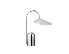 Prenosná lampa Arum, stainless steel