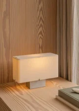 Stolná lampa Nonna H24, aluminium