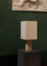 Stolná lampa Nonna H49, travertine