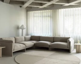 Koberec Level Ø280, warm grey