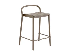 Stolička Linear Steel Counter Stool, taupe
