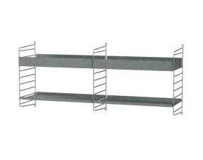 Vonkajšia policová zostava String Outdoor F, galvanized