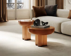 Odkladací stolík Crown Tall, caramel