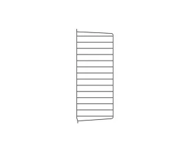 Nástenný panel String Wall 75 x 30, dark brown