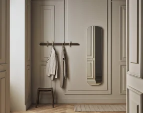 Zrkadlo Vala Rectangular 160x75 cm, lacquered oak
