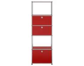 Policová zostava USM Haller M52, ruby red