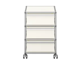 Zásuvkový kontajner na kolieskach USM Haller M26, pure white