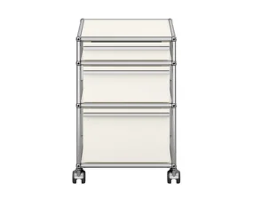 Zásuvkový kontajner na kolieskach USM Haller M63, pure white