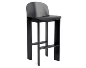 Barová stolička Chisel 35 H75, black lacquered oak
