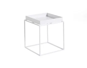 Stolík Tray Table 30x30, white