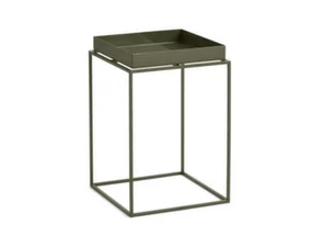 Stolík Tray Table 30x30 High, olive green