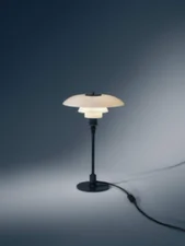 Stolná lampa PH 3/2, glossy deep blue
