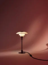 Stolná lampa PH 2/1, glossy burgundy