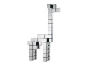 Žirafa Panton Cubes, chrome