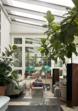Stojacia lampa Panthella 500, original opal green