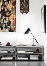 Stolná lampa Birdy, all black