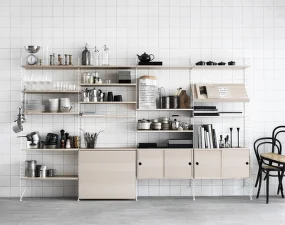 Polica String Magazine Shelf 78 x 30, ash